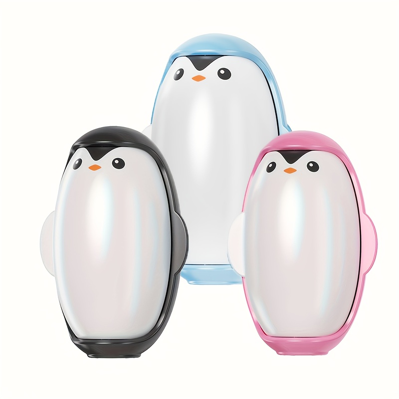 

1/3 Pack Penguin-shaped Reusable Lint , Mini Travel Size, Portable Lint Remover For Clothes & Pet Hair, Extra Washable Gel, Plastic Material, Ideal For Dog Owners