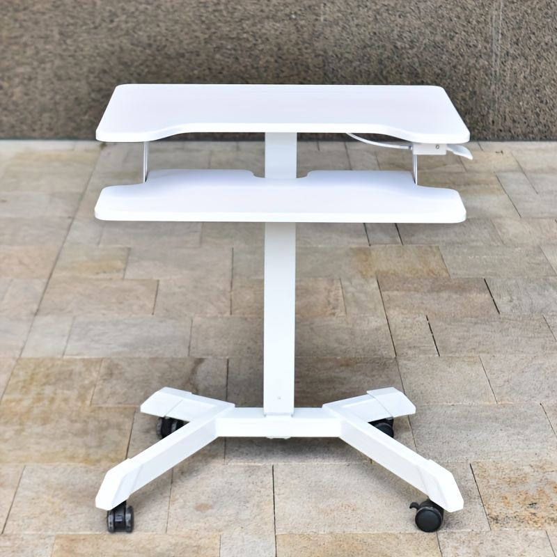 adjustable sit and stand desk  Desk, Standing desk office, Living room  office