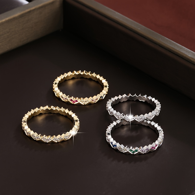 Heart Shape Zirconia Women's Ring