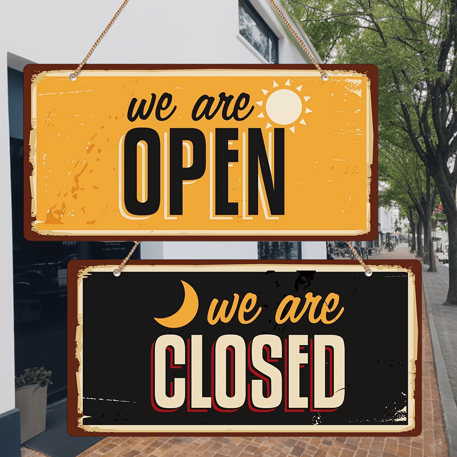 open sign sold on Temu United States