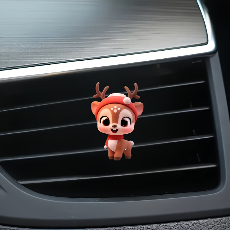 

[customer ] Christmas Reindeer 2d Acrylic Car Vent Clip - Air Freshener For Vehicle Decor