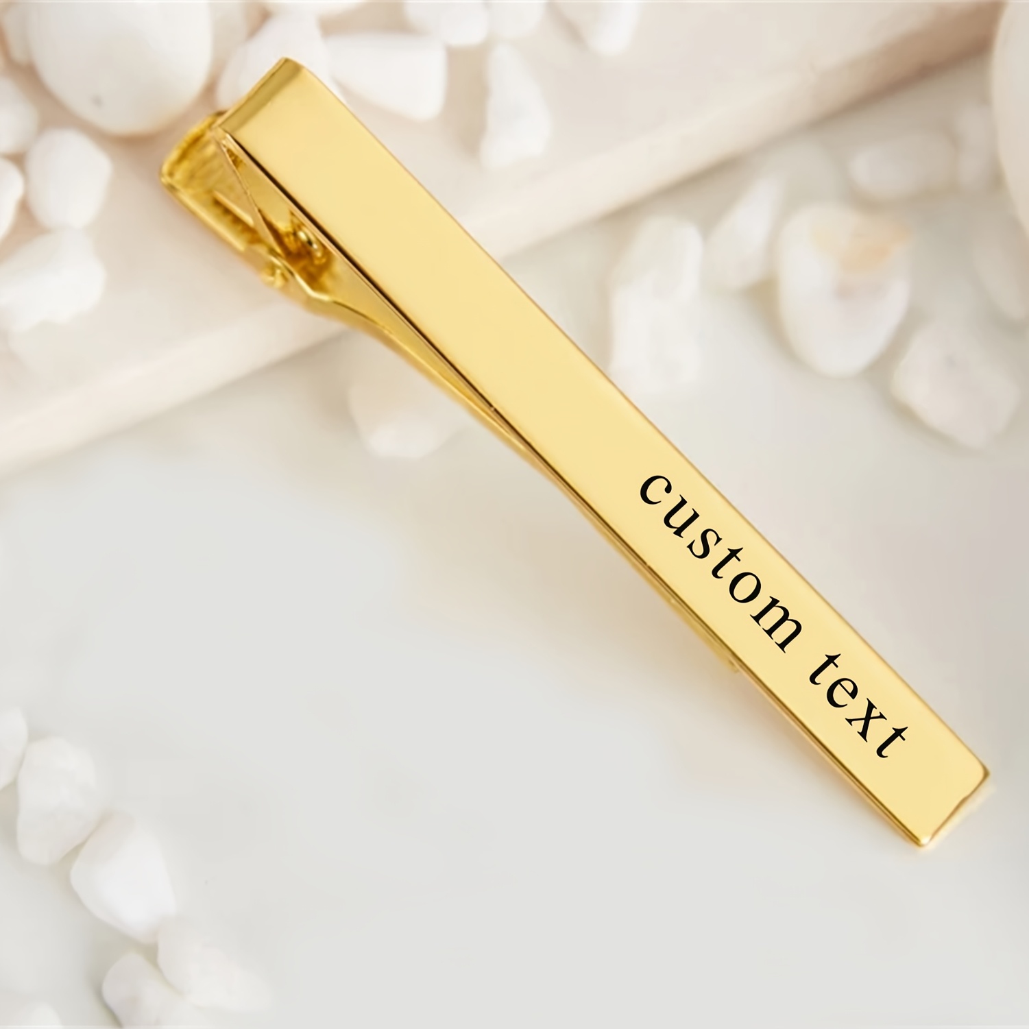 Customized Name Tie Clips, Unique Accessory for Daily Events