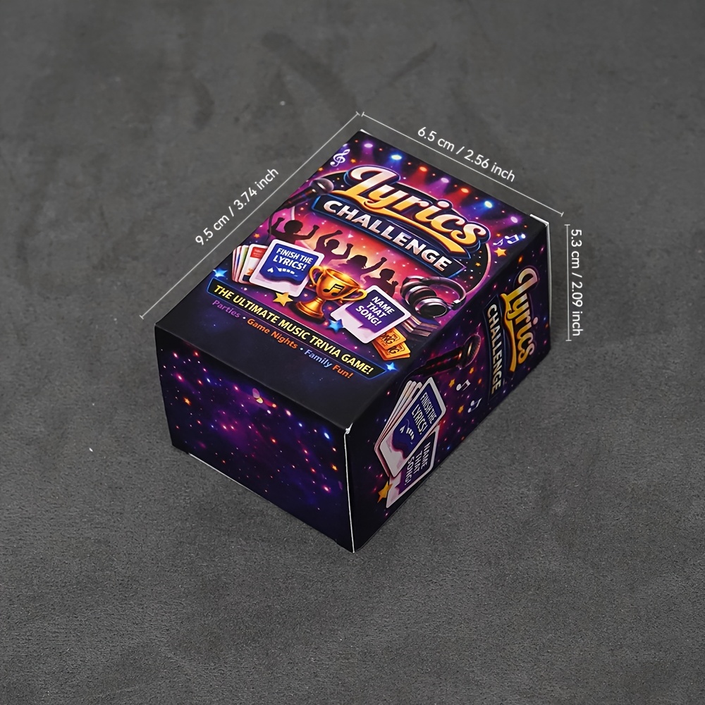 140-Card Music Trivia Board Game for Parties