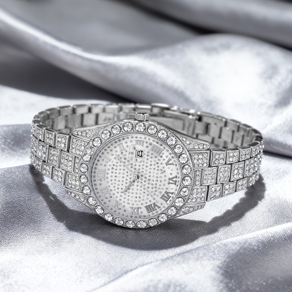 3pc Men's Business Quartz Watch & Bracelet Set