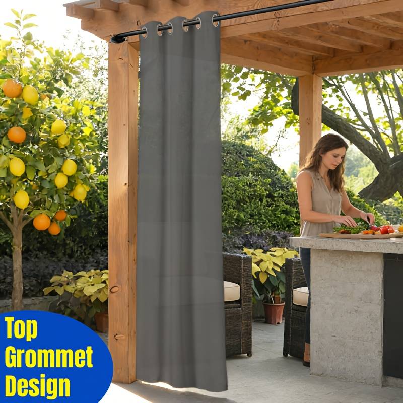 Tenda Da Esterno Impermeabile BONZER - Pannello Singolo 130x200 Cm, Argento, Per Patio E Pergola