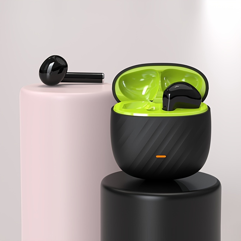 Fone de ouvido estéreo sem fio verdadeiro, TWS 5.3 Fones de ouvido sem fio Estéreo HD Música Som Fone de ouvido com estojo de carregamento sem fio Fones de ouvido estéreo In-ear Headpho_voghion.com