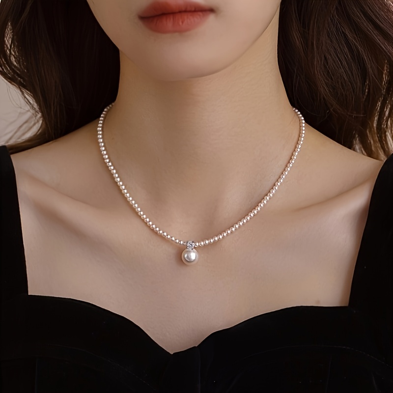 TEMU Strand Necklace For Women - Stylish Pendant Jewelry With A Beautiful Chain, Luxurious Gift Box Packaging, Perfect For Valentine's Day,