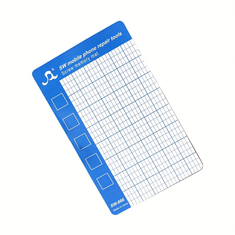 Image of Phone Repair Magnetic Repair Mat, Screw Organizing Pad Avoid/prevent Small Parts Lossing During Repair Work