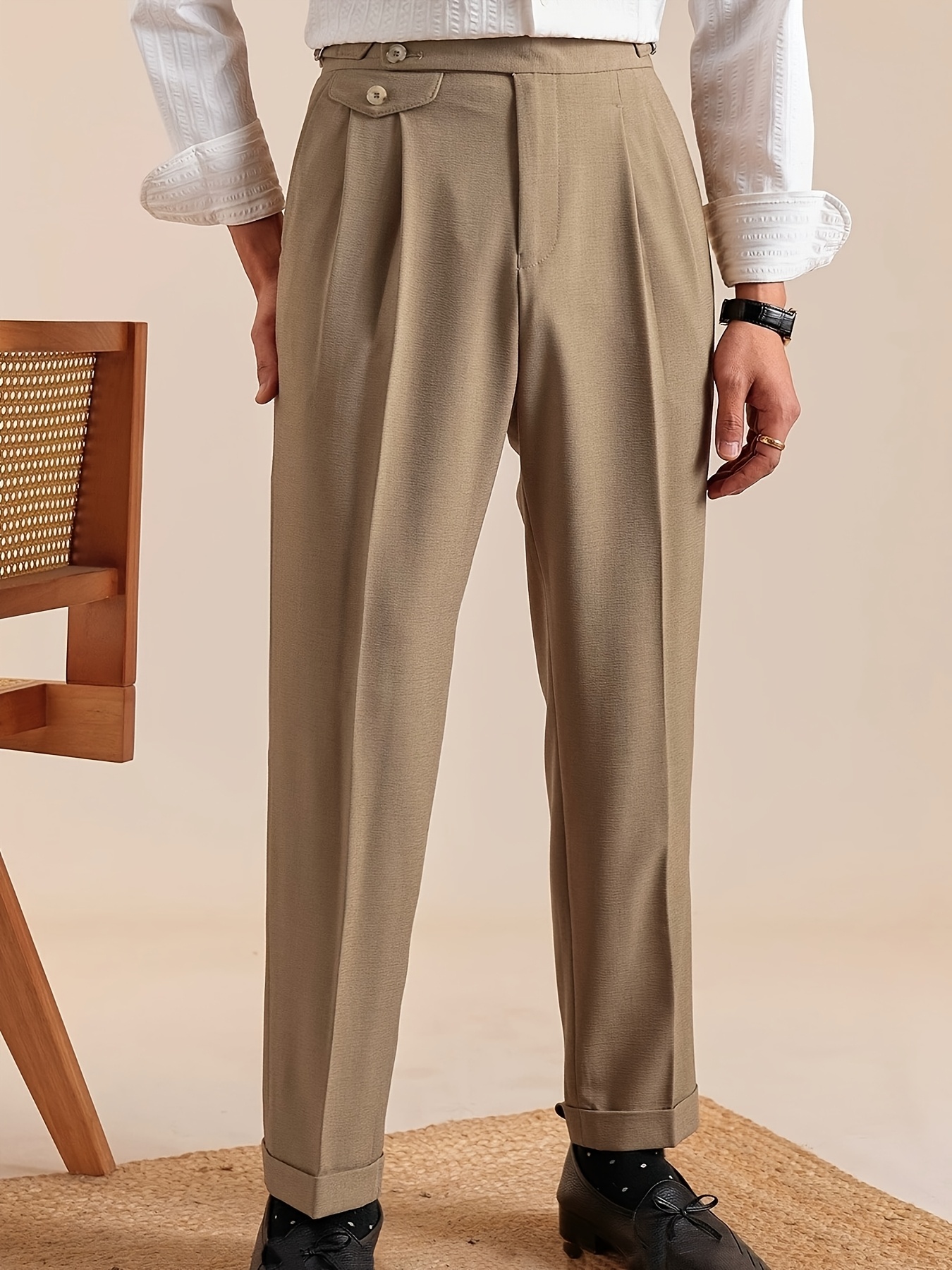 Produktbild von Herren Corduroy Jogginghose Geradem Bein Cord Hose Casual