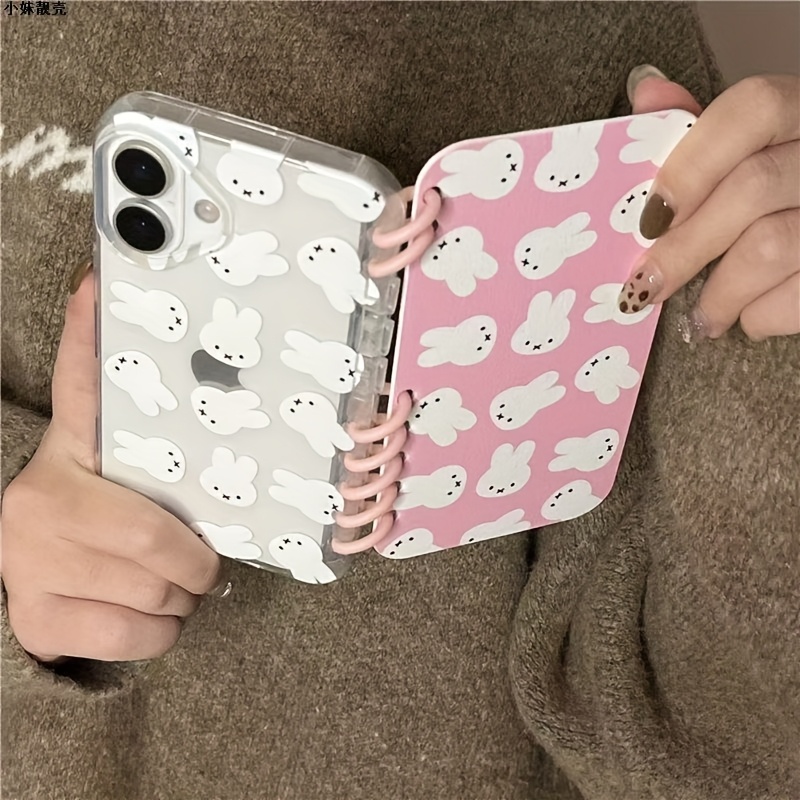 

Creative Flip Notebook Phone Case With Pattern, Suitable For Iphone16promax/15/14plus/13/12/11 Protective Case