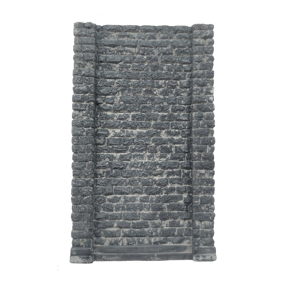 TEMU Ho Scale (1:87) Train Model Tunnel Stone Wall/retaining Wall Model, Perfectly Replicating Weathered Rock Texture, Core Scenery Accessory For