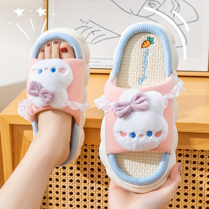 Cute open toe slippers online