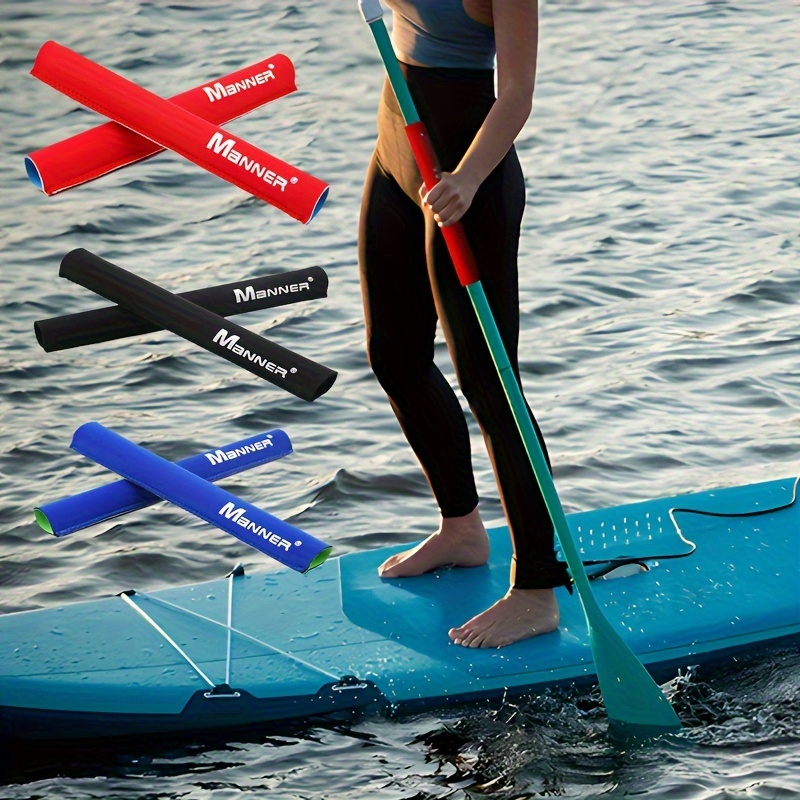 

2-pack Soft Kayak Paddle Grips - Non-slip, Blister-preventing Wrap For Solid Shaft Paddles, Enhances Performance & Comfort