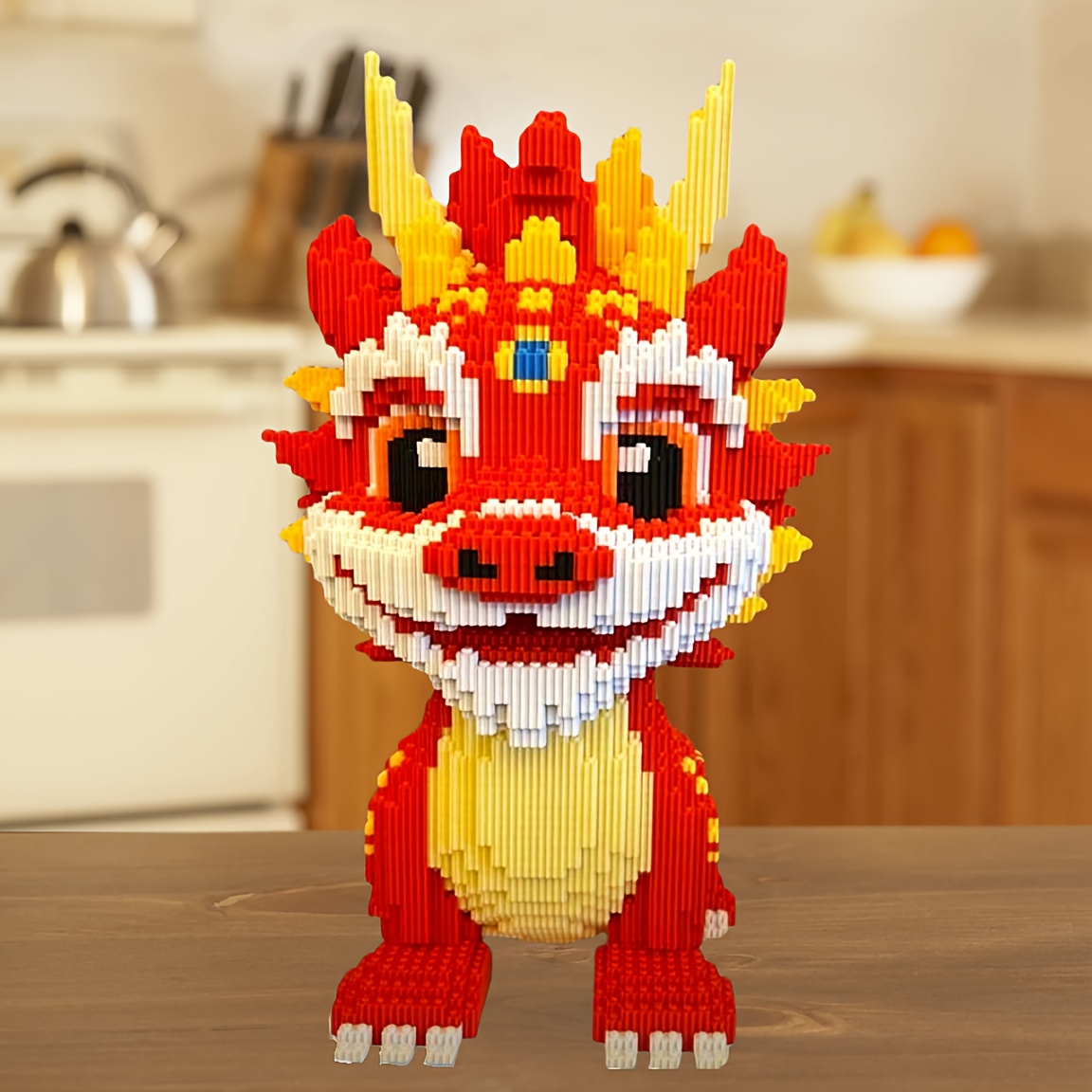 

11322pcs Chinese Dragon Building Blocks Set, Building Block Model Ornaments, Halloween/christmas/thanksgiving, Holiday Gifts Easter Gift