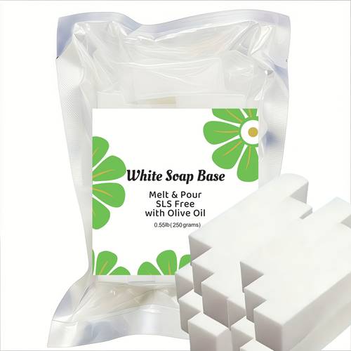 250 gliserin sabun tabanı, tüm tipleri i̇çin uygun, sls/ i̇çermeyen kokusuz & dök tabanı, nemlendirici ile diy banyo, vücut, el ve yüz sabunu yapımı - kesilebilir