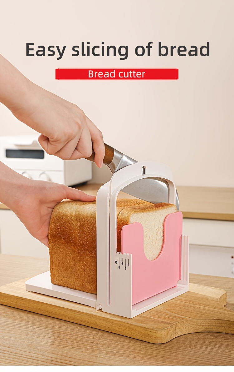 1pc japanese manual bread slicer adjustable thickness square blade non electric handheld bread cutter for   toast sandwich slicing details 0