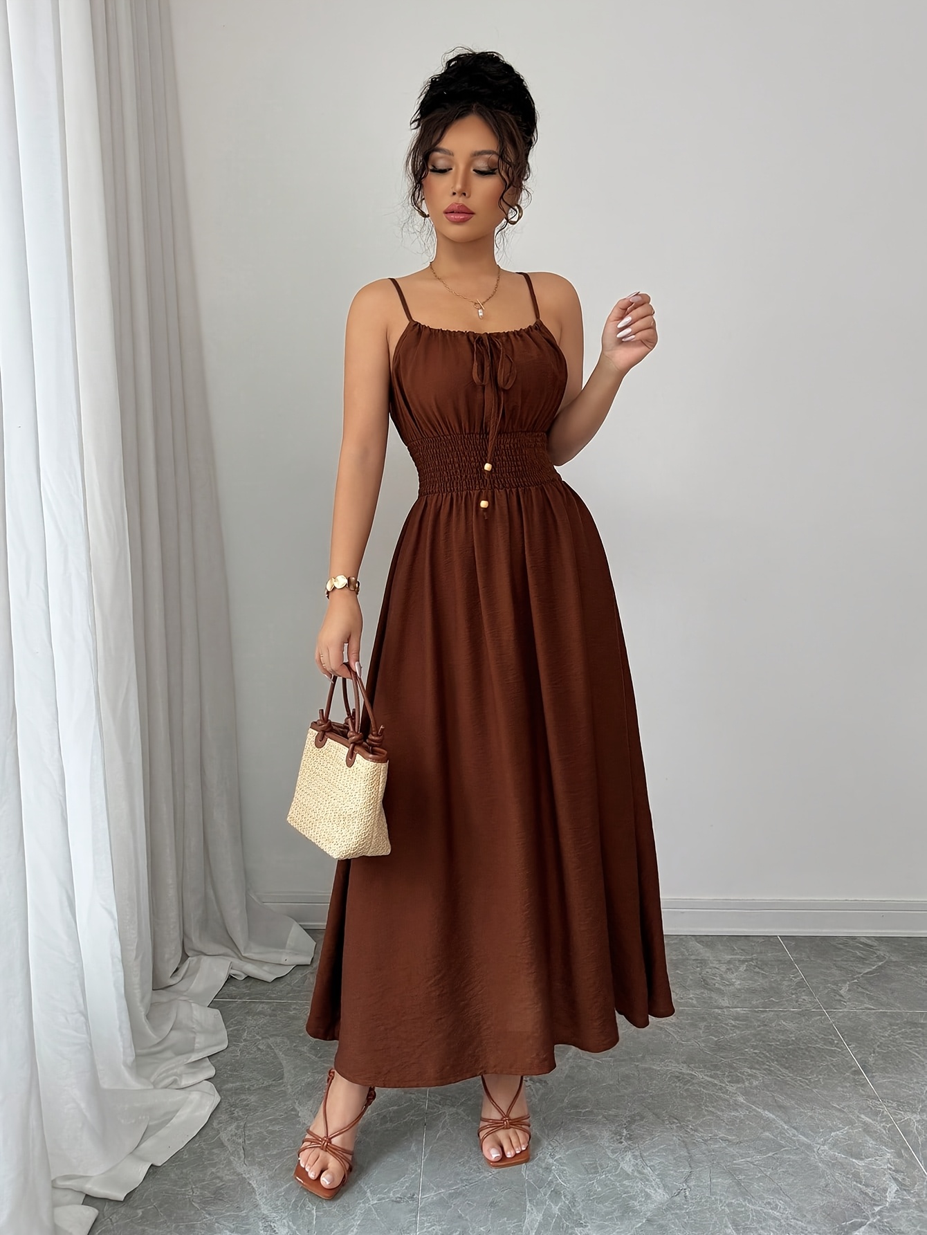 long sleeve beige midi dress Beige Ribbed Long Sleeve Sweater Midi Dress