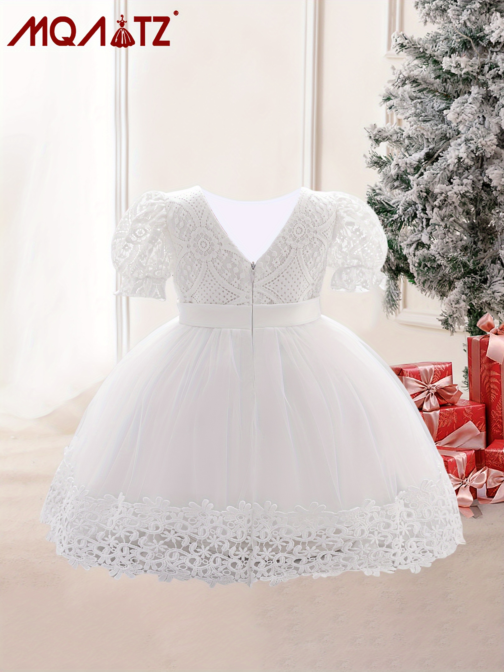 white party dress baby girl
