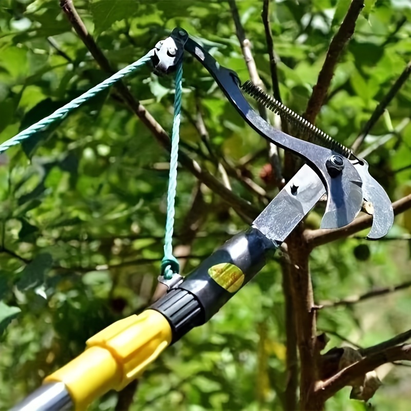 

1pc, High Aerial Extension Pruners With Cord, Branch Cutter Tree Trimmer Cutting, Tree Trimmer Gardening Tools, Trim Dead Branches, Fruit Picking Tools For Outdoor Garden Yard Supplies