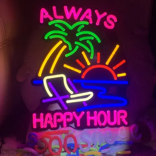 neon light sign man led wall signs gifts decorations palm tree beach sun garage accessories cart party bedroom led sign led lights neon lights easter room decor home decor wall decor