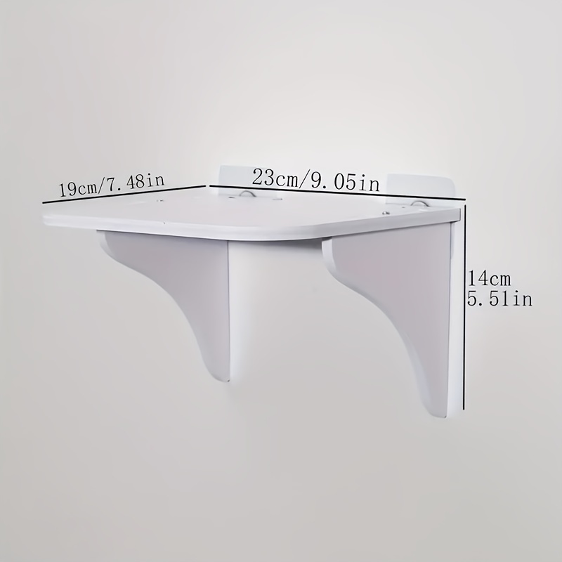 E-shop Multifunktionale Harz-Schaumstoff-Projektorhalterung – Wandmontiertes schwebendes Regal, bohrfreie Router-Halterung, stilvoller Organizer für