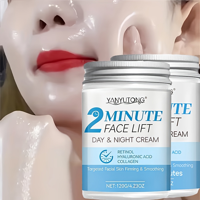 TEMU [ Newly Upgraded ] Facial Boosting Day And Night Cream, Containing Hyaluronic Acid And Collagen -120g Quick Moisturizing Cream, Suitable For
