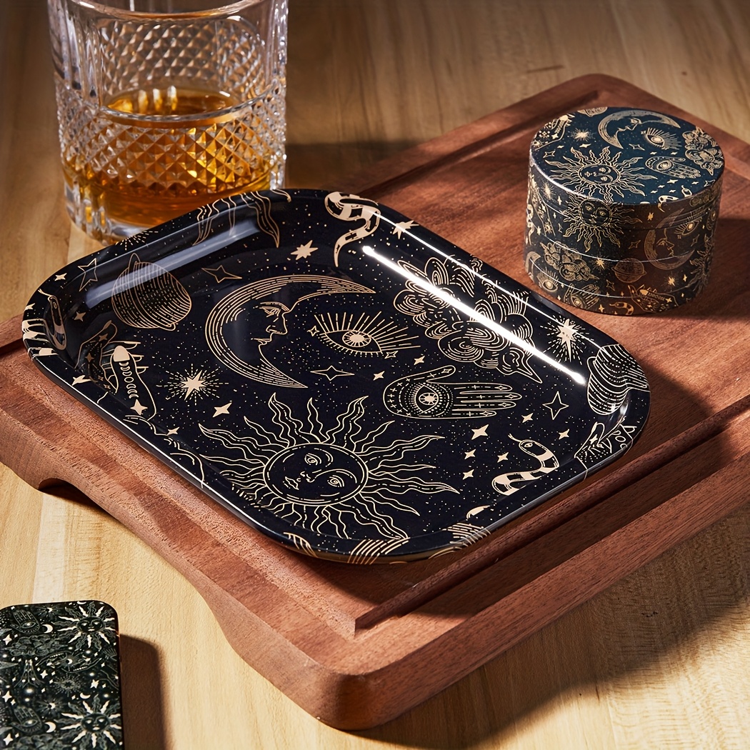 cigarette rolling tray Wooden Trays with Piece of 1969 Woodstock Stage Embedded (Choose From 4 Styles) All We Need by Peace of Stage GORILLA ROLLING STARS Tinplate Rolling
