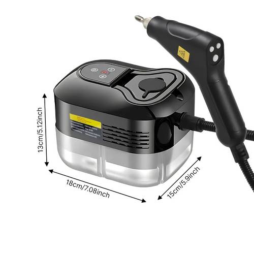 powerful 1600w handheld steam cleaner 15 and high pressure steam 6 level adjustable settings for deep cleaning on floors kitchen bathroom car grout