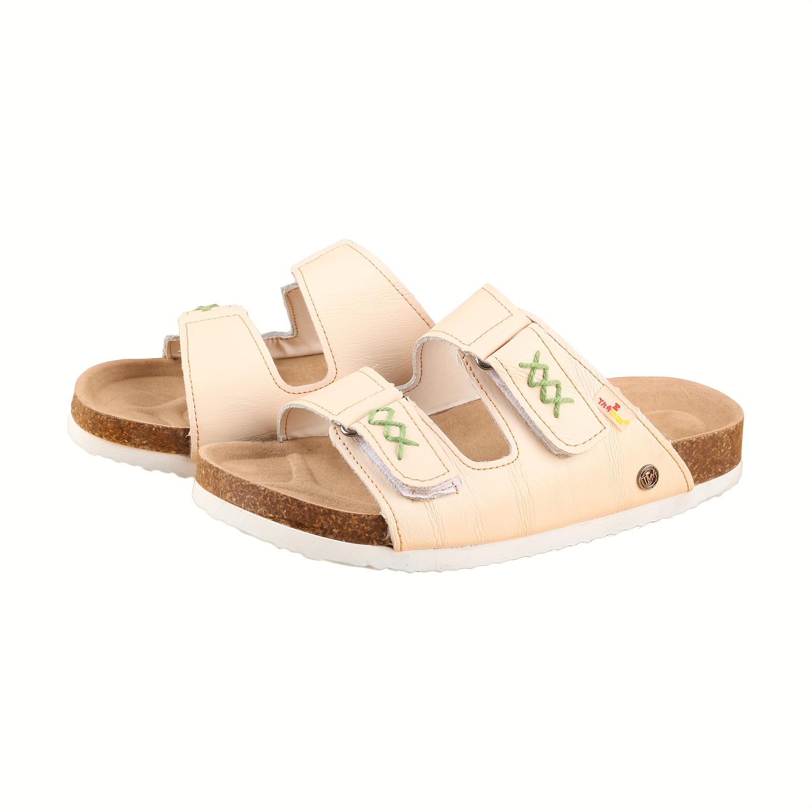 womens leopard print flip flops open toe summer sandals with non   thick platform sole cushioned eva tpr outsole slip on   for women   everyday formal use cute sandals Product details 5