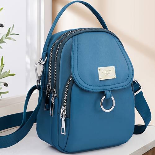 womens shoulder season fashionable and casual shoulder bag with multiple zippers a multi functional bag for daily use and an essential fashion accessory zippers are