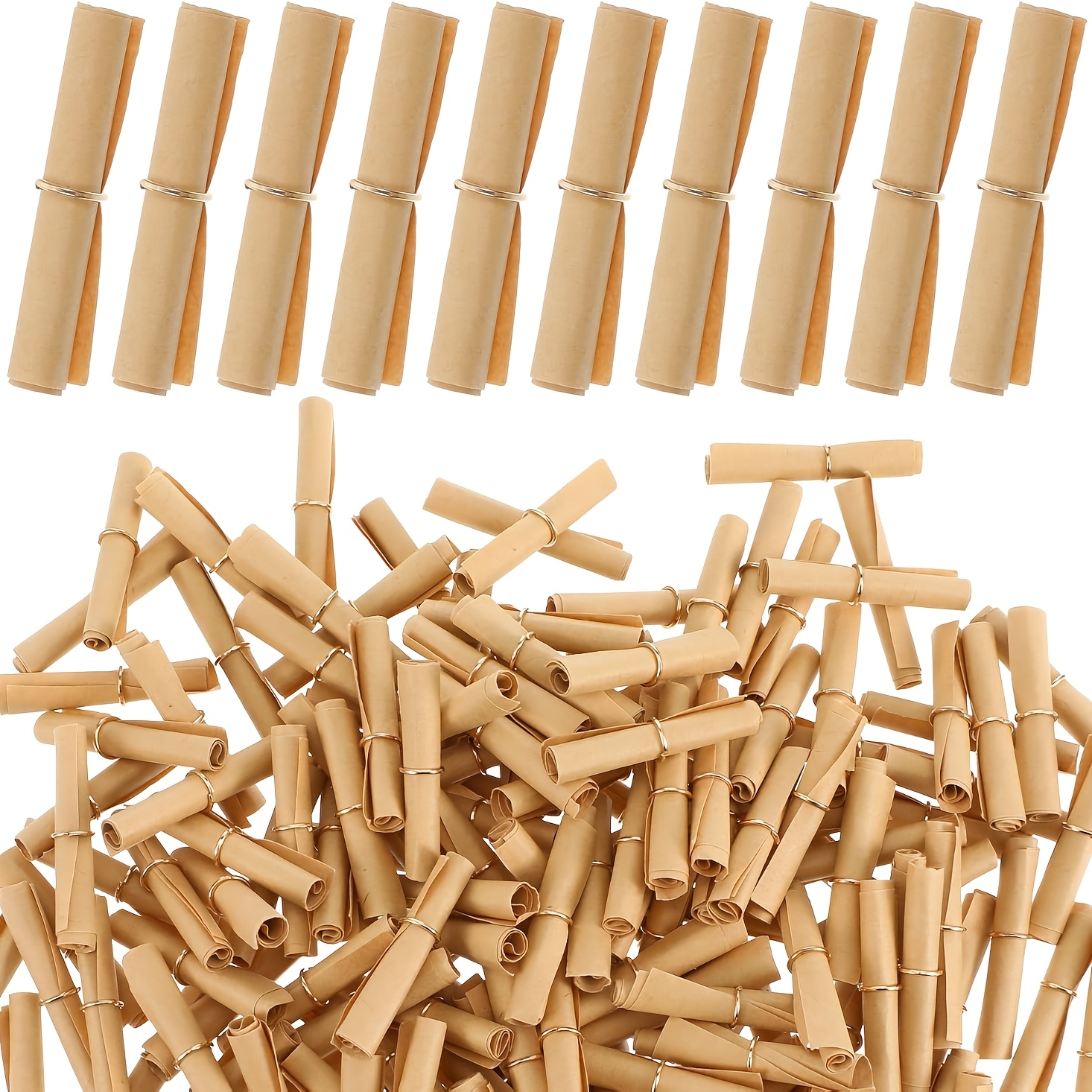 Gift For Her/him 60pcs Mini Vintage With - Diy Scrolls For Invitations, Party Favors & Messages - Craft Paper For Weddings, Birthdays & Christmas