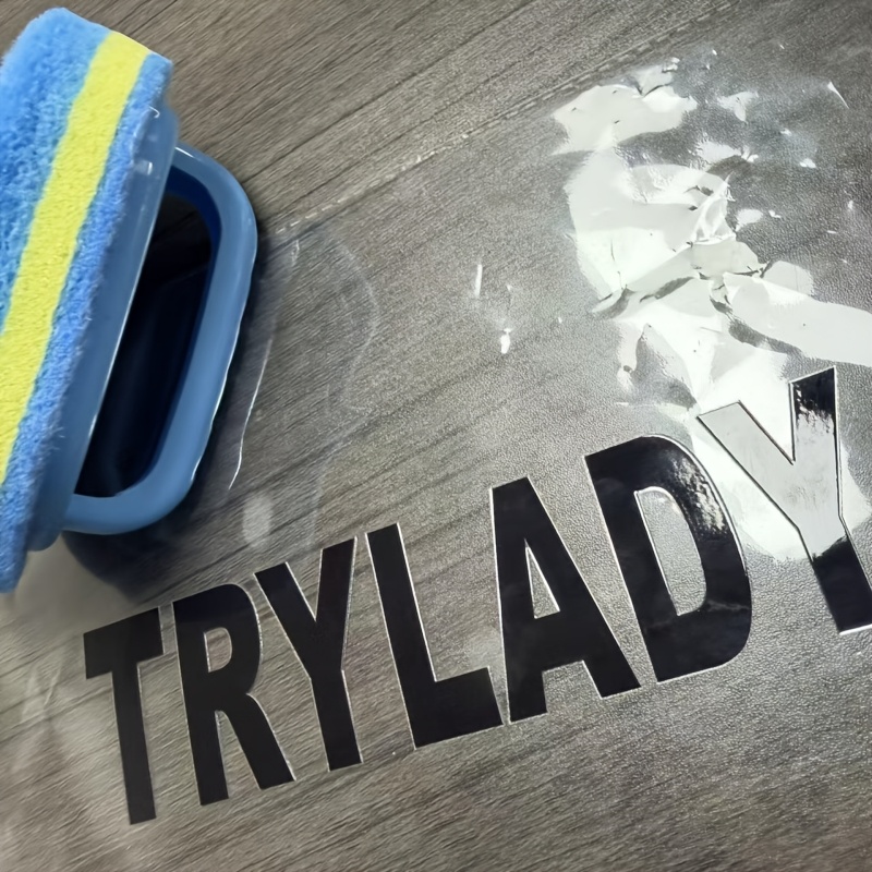 1 Piece, Kitchen and Bathroom Cleaning Magic Sponge, for Glass, Walls, Toilet Ceramic Cleaning, Indoor and Outdoor Garden Pool Cleaning Supplies