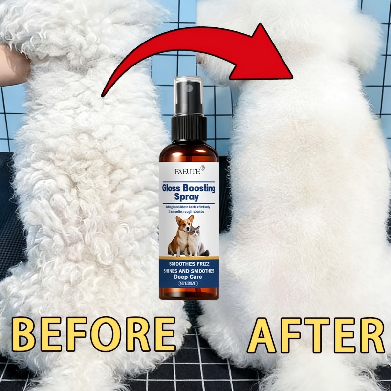 Image of Pet Hair Detangling And Smoothing Spray, Instant Pet Spray Formulated With Natural Nourishing Ingredients. It Instantly Detangles Hair, Frizzy Strands, And Replenishes Moisture To Combat