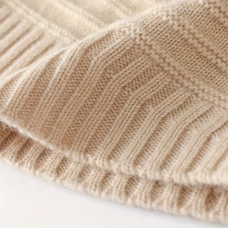 1pc womens fashionable versatile cashmere pullover beanie - Temu