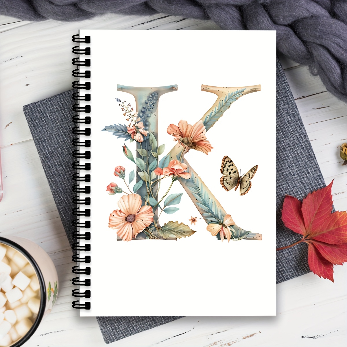TEMU Personalized Notebooks For Letters, Custom Name Logs, Ideal For Studying, Working, Daily Planning, Starting School, And Graduation