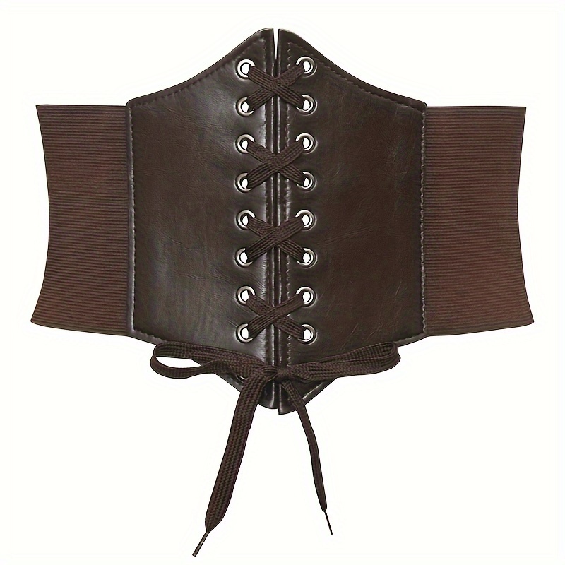 TEMU 1/2 Pezzi Cintura da Donna con Borchie, Cintura Decorativa in Stile Corte con Nodo, Cintura Modellante a per Donna