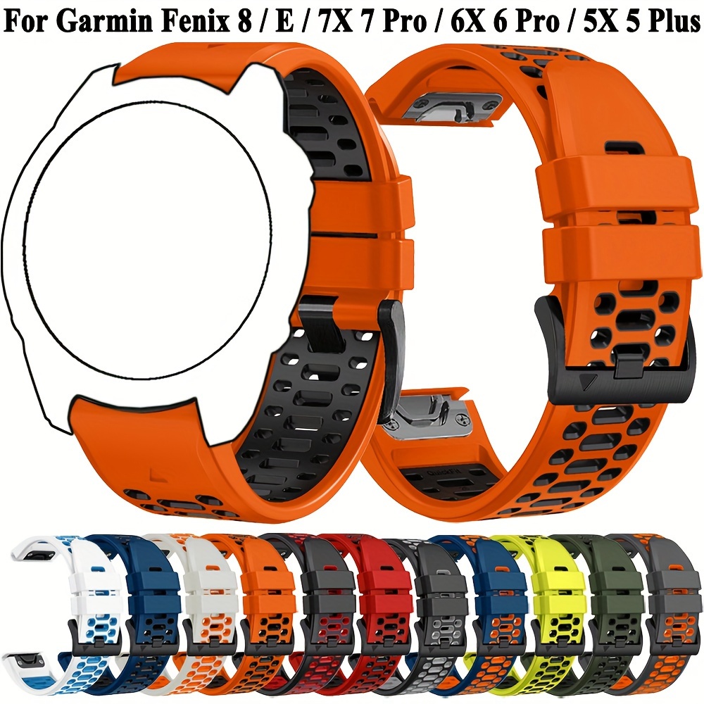 Bracelet Nylon Boucle 26 Mm Pour Garmin Fenix 8 51mm, 7X, 6X, 5X, Enduro, Descent, Tactix – Compatibilité Large