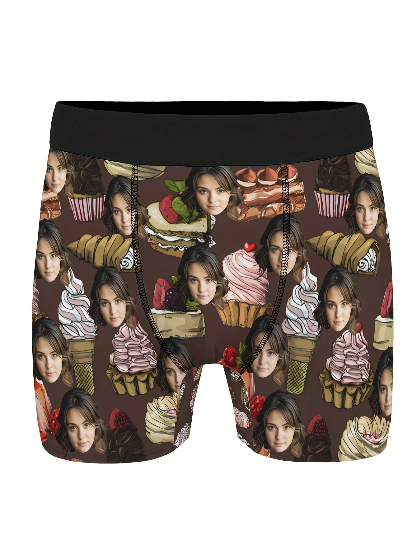 Customized Men's Boxer Briefs Set Fashion Personalized - Temu