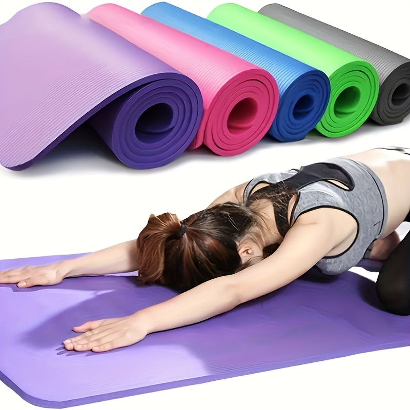 

Eva Foam Exercise Mat, Anti-slip Yoga Mat, Ultra High-density Pilates Pad, Solid Color Moisture-resistant Workout Mat For Gym, Home - Ideal For Valentine's Day, Easter, Christmas, , New Year