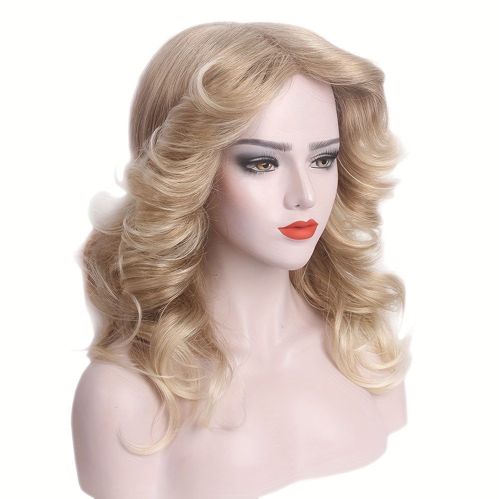 70s disco wig women synthetic full wigs vintage - Temu display picture 2