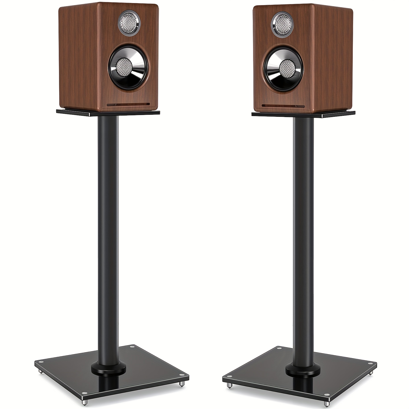 TEMU Pair Of Upgraded 45° Swivel - 28 Inches Tall, Each Of Holding 22 , Featuring Cable Management For Surround Sound