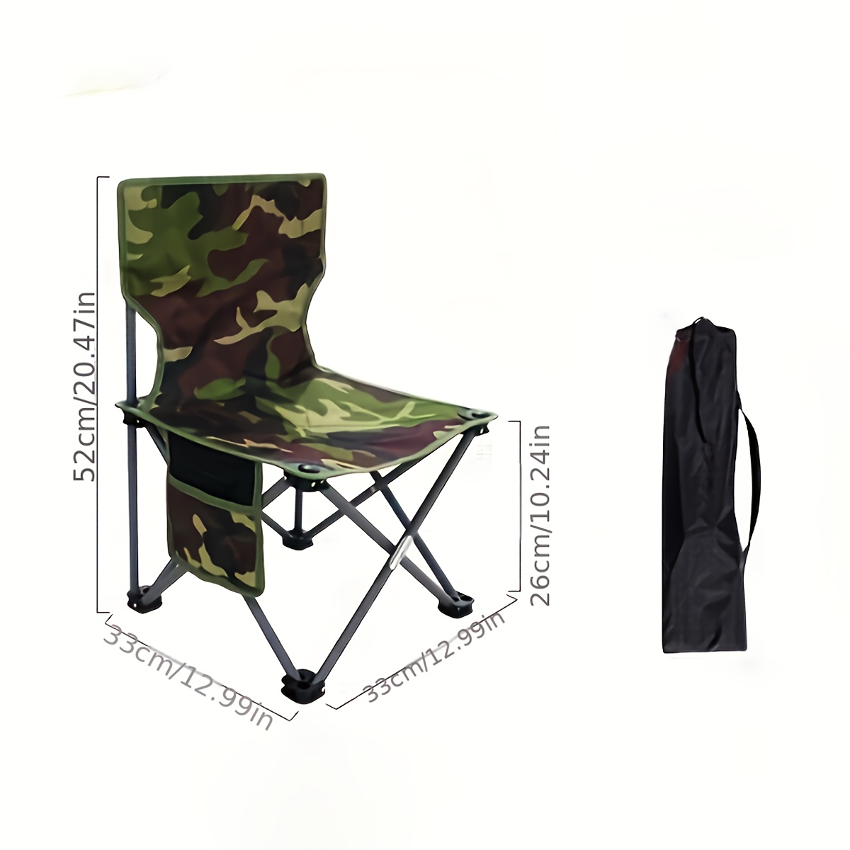 outdoor moon chair beach chair outdoor fishing chair camping folding table and chairs small stool portable outdoor leisure outdoor portable folding camouflage chair folding stool art sketching folding chair Product details 6