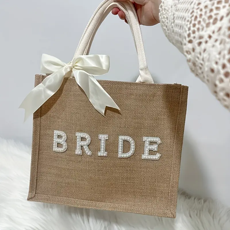 1 Piece, Letter Bridal Carry Bag Wedding Handbag Bridal Decoration Travel Wedding Supplies Bride Party Accessories 1 Piece, Letter Bridal Carry Bag Wedding Handbag Bridal Decoration Travel Wedding Supplies Bride Party Accessories