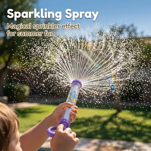 summer outdoor water play toy pull out water spraying toy suitable for summer beach and pool water play childrens birthday and holiday gift accessory colors are random