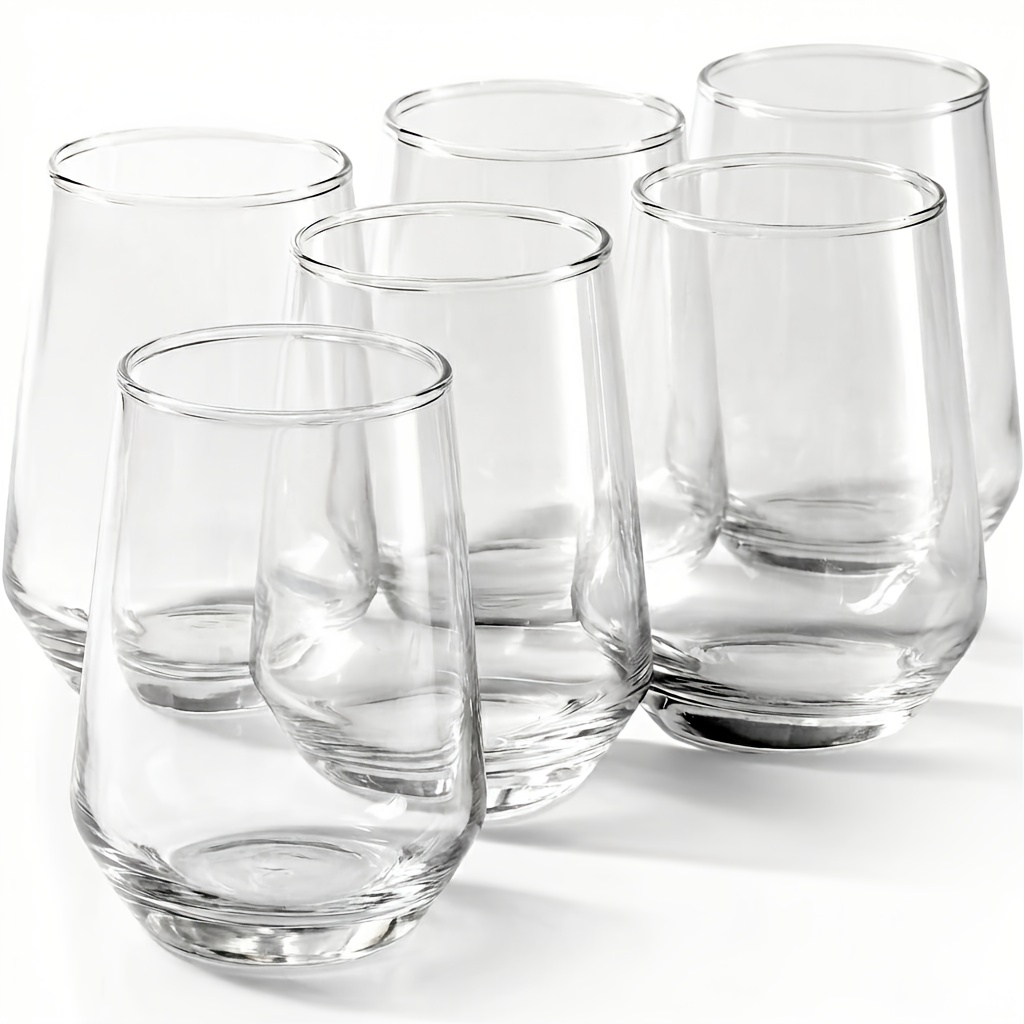E-shop 2/6-teiliges Set – 390 ml () – Trinkglas, Highballglas, Klares Glas, Weinglas, Cocktail-, Bier-, Saft-, -, Eistee-Glas, Küchen-