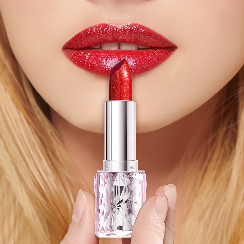 6 Waterproof Lipstick Set Long Lasting Moisturizing & Metallic Shine