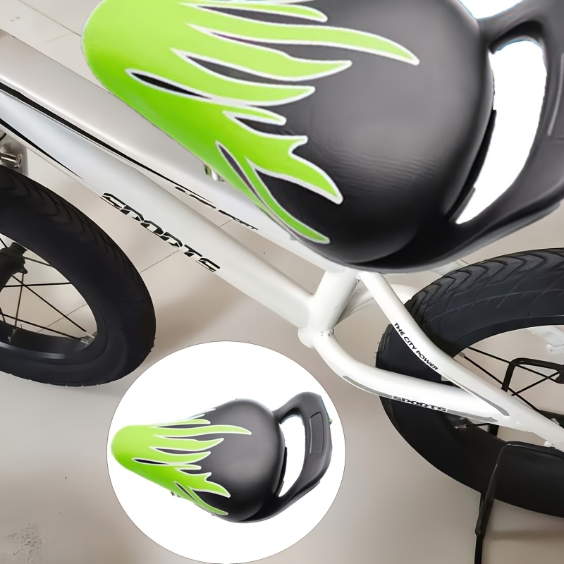 składane siedzenie rowerowe z podłokietnikami, ultra komfortowe siodło rowerowe dla dzieci, uniwersalne wytrzymałe akcesorium rowerowe, miękkie i bezpieczne siodło do jazdy rowerem na zewnątrz dla maluchów