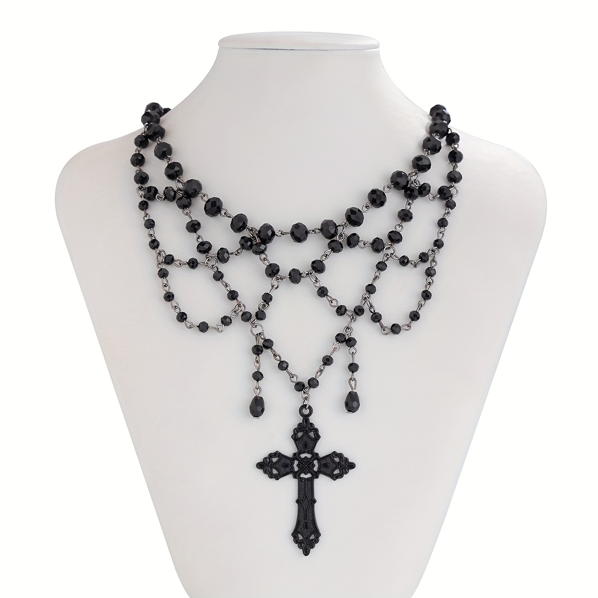 Women's Gothic Style Pendant Necklace, Imitation Crystal