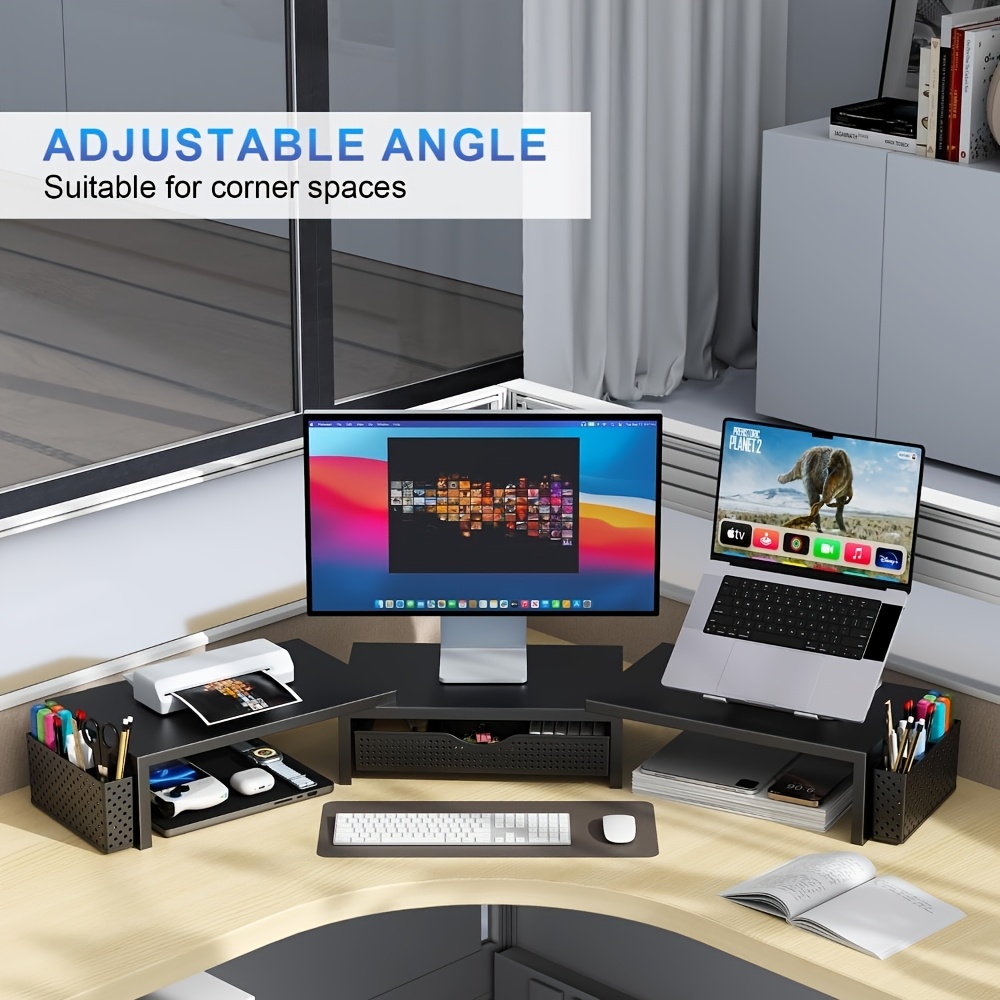desk shelf monitor riser sold on Temu United States