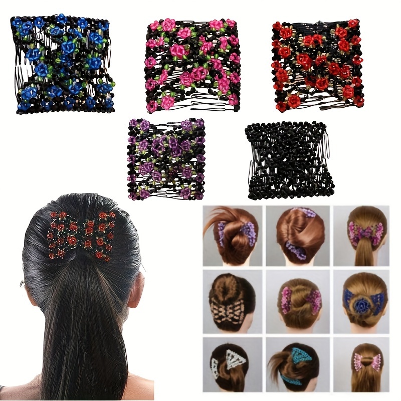 

5- Combs, Comb, Stretchy Comb - Styling Accessories For Women